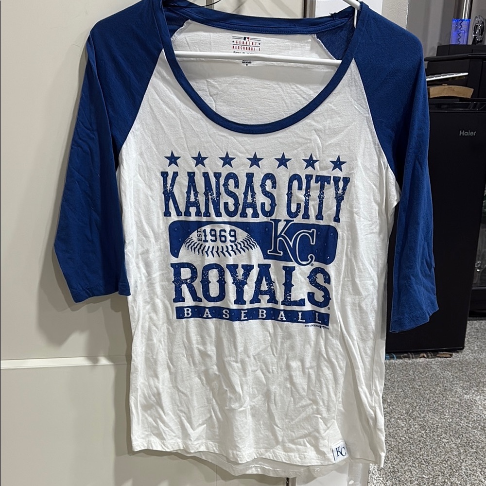 Kansas City Royals Baseball Raglan Tee